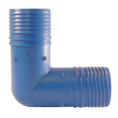 Apollo 1-1/4 in. Polypropylene Blue Twister Insert 90-Degree Elbow ABTE114
